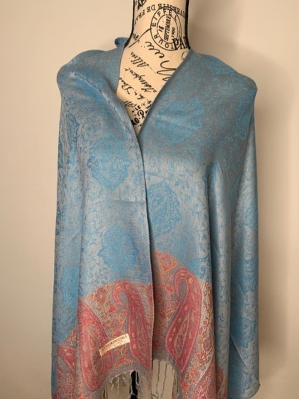 Blue Pashmina